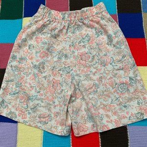 Vintage Union Made Stretch Waist Floral Mom Short